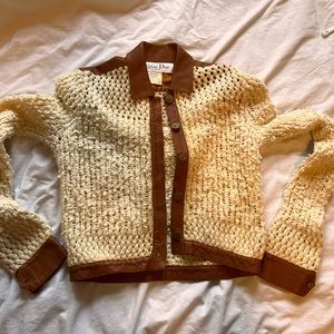 Christian Dior Angora/Wool Cardigan Size 42
